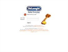 Tablet Screenshot of maildl01.delonghi.com